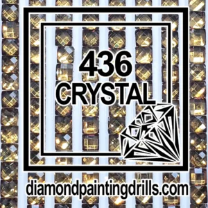 436 Square Crystal Diamond Painting Drills