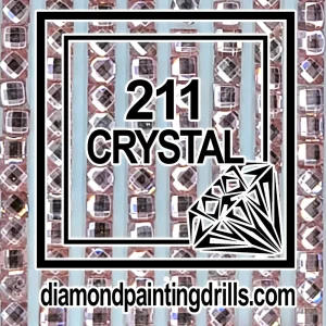 211 Square Crystal Diamond Painting Drills