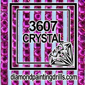 3607 Square Crystal Diamond Painting Drills