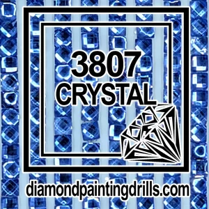 3807 Square Crystal Diamond Painting Drills