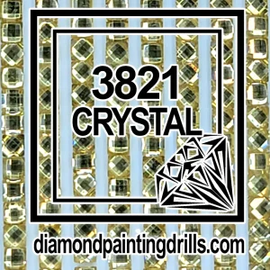 3821 Square Crystal Diamond Painting Drills