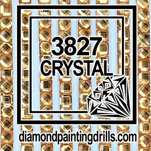 3827 Square Crystal Diamond Painting Drills