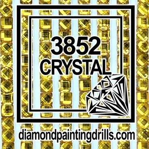 3852 Square Crystal Diamond Painting Drills