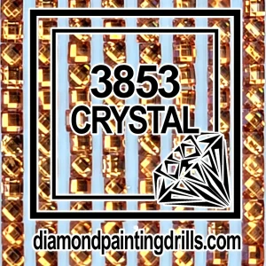 3853 Square Crystal Diamond Painting Drills