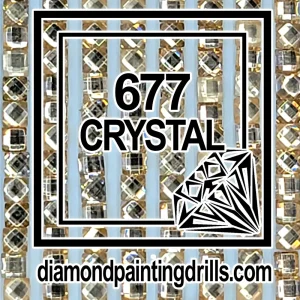 677 Square Crystal Diamond Painting Drills