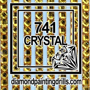 741 Square Crystal Diamond Painting Drills